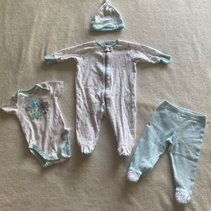 Gerber 4-Piece Neutral Clouds Set